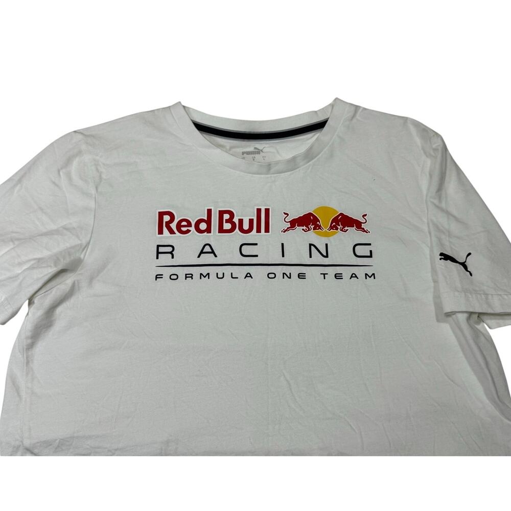 Racing Formula 1 Red Bull Cotton Shirt Verstappen Era Puma Size L Adult